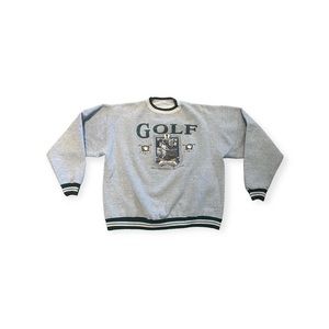 vintage golf crewneck sweater streetstyle from the 90s
